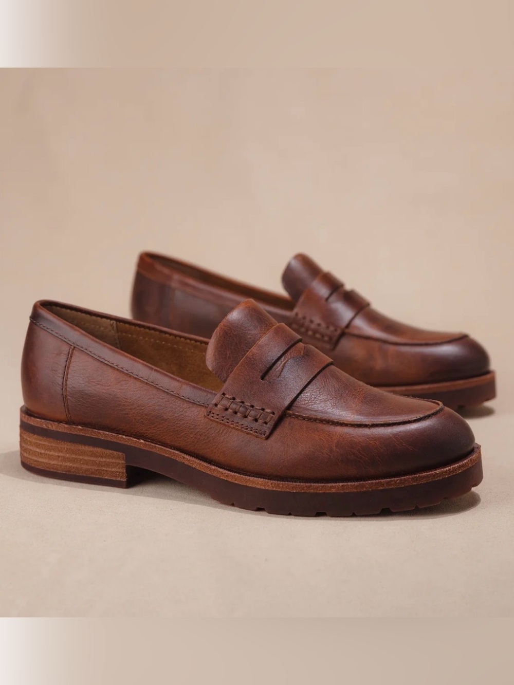 Kork Ease Carlisle Loafers Size 10 Tan